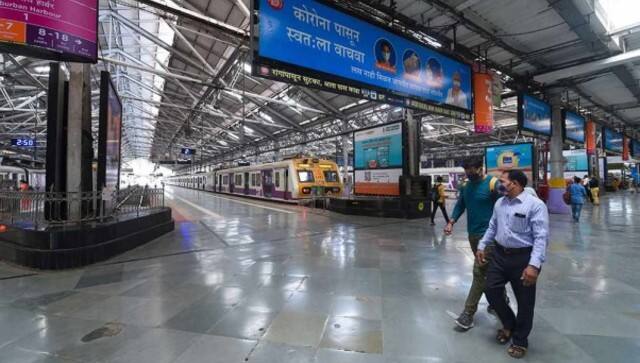 The Chhatrapati Shivaji Maharaj Terminus in Mumbai wears a deserted look. PTI