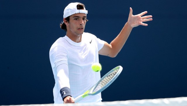 Sardegna Open: Lorenzo Musetti saves four match points to beat top-seeded Daniel Evans Sardegna Open: Lorenzo Musetti saves four match points to beat top-seeded Daniel Evans