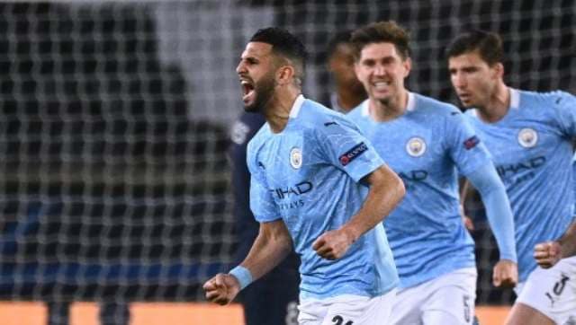 Champions League: Riyad Mahrez nets winner as Manchester City come from behind to beat 10-man PSG in semi-final first leg