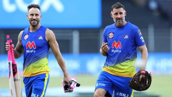 IPL 2021: Michael Hussey's salt n' pepper look, Riyan Parag's selfie celebration in lighter side of things