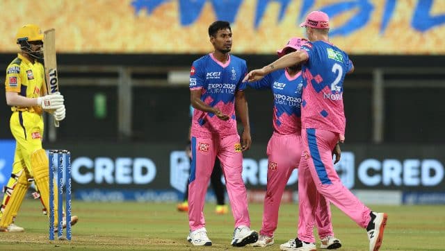 RR won the toss and opted to bowl. Mustafizur Rahman removed Ruturaj Gaikwad (10) early in the CSK innings. Sportzpics