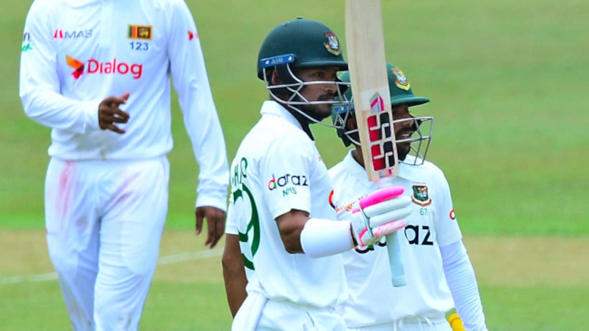 Sri Lanka vs Bangladesh: Najmul Shanto, skipper Mominul Haque share record stand as Tigers end Day 2 on 474/4