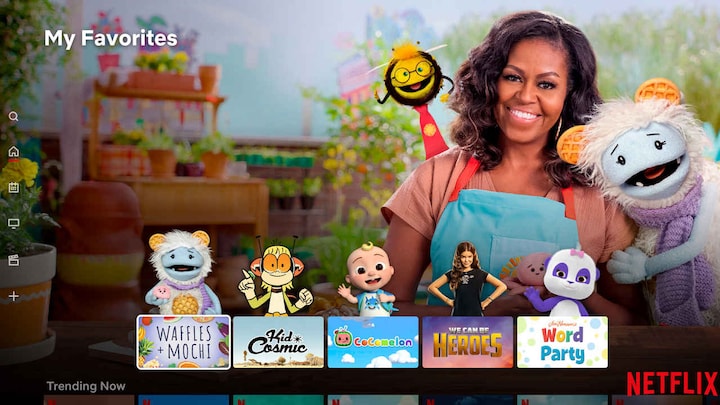 Netflix redesigns Kids profile to show most-watched titles and characters on the homepage