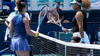 Miami Open: Maria Sakkari ends Naomi Osaka's winning streak to reach semi-finals; Andreescu advances