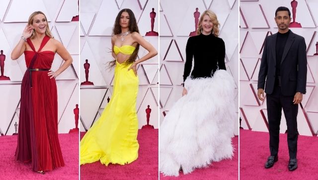 Oscars 2021: How the event achieved its 'Inspirational x Aspirational' dress code with reds, metallics, political statements Oscars 2021: How the event achieved its 'Inspirational x Aspirational' dress code with reds, metallics, political statements