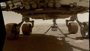 NASA's Ingenuity helicopter spends its first night in frigid Martian temperatures