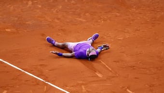 Barcelona Open: Rafael Nadal saves match point to beat Stefanos Tsitsipas for 12th title