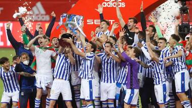 Copa del Rey: Real Sociedad beat Basque rivals Athletic Bilbao 1-0 for first title in 33 years