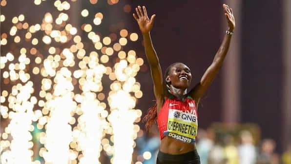 Kenya's Ruth Chepngetich smashes half marathon world record; Brigid Kosgei falters