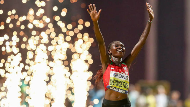 Kenya's Ruth Chepngetich smashes half marathon world record; Brigid Kosgei falters Kenya's Ruth Chepngetich smashes half marathon world record; Brigid Kosgei falters