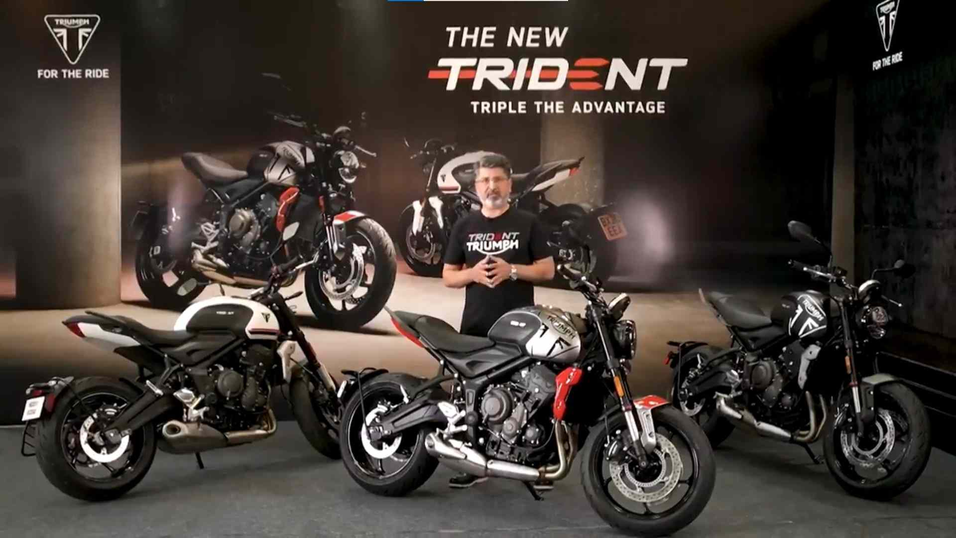 Triumph Trident 660 launched in India at an introductory starting price of Rs 6.95 lakh Triumph Trident 660 launched in India at an introductory starting price of Rs 6.95 lakh