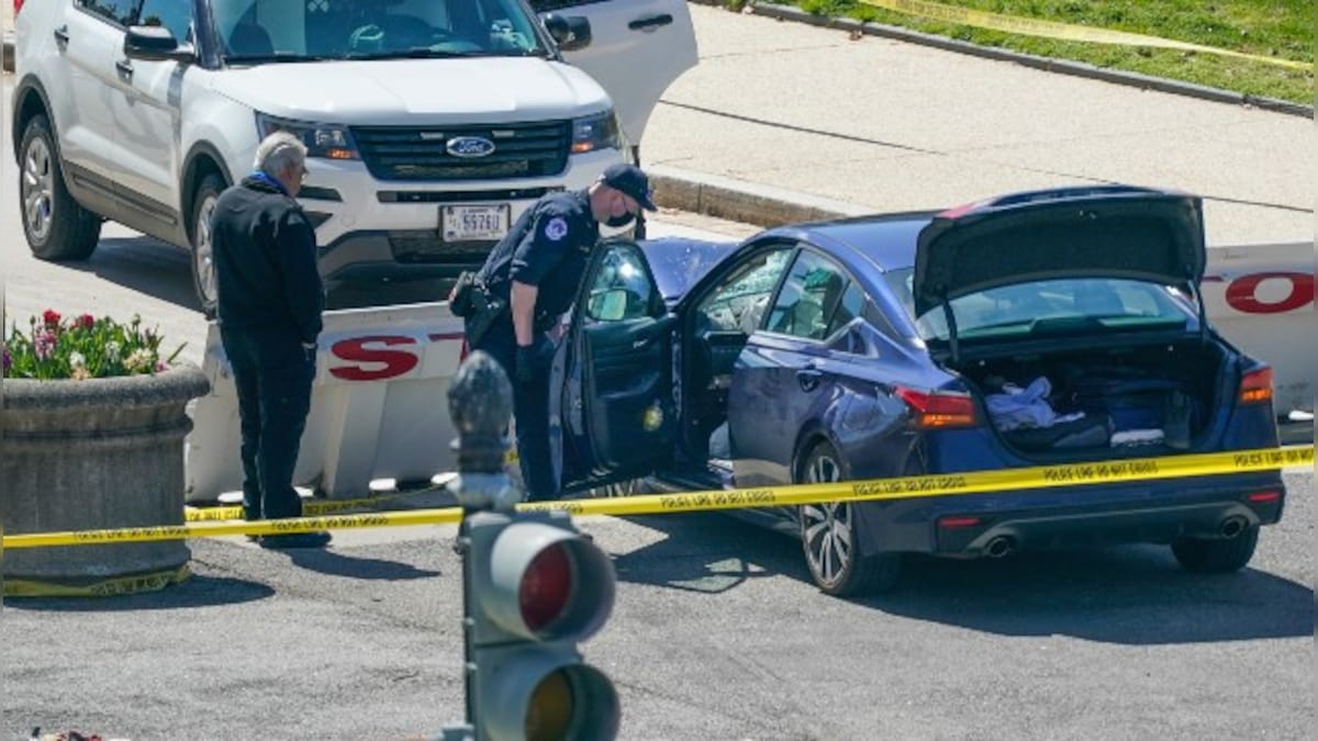 US Capitol attack: One police officer killed after man rams car into him; Biden says he is 'heartbroken'