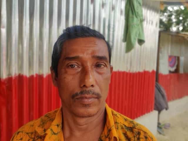 Nanda, a daily wage labourer is a memberof the Matua community. Image courtesy Parth MN