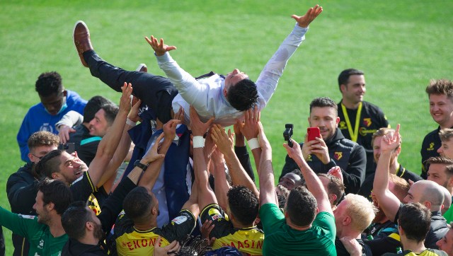 EFL Championship: Watford beat Millwall to become second club after Norwich to earn promotion to Premier League EFL Championship: Watford beat Millwall to become second club after Norwich to earn promotion to Premier League