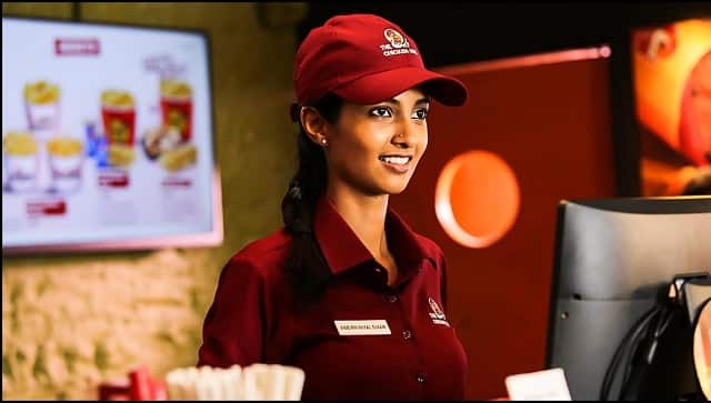  Keerthi Pandian in a still from Anbirkiniyal 