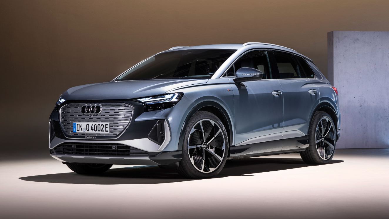 audi q4 e tron electric suv debuts in production form with a range of up to 520 km