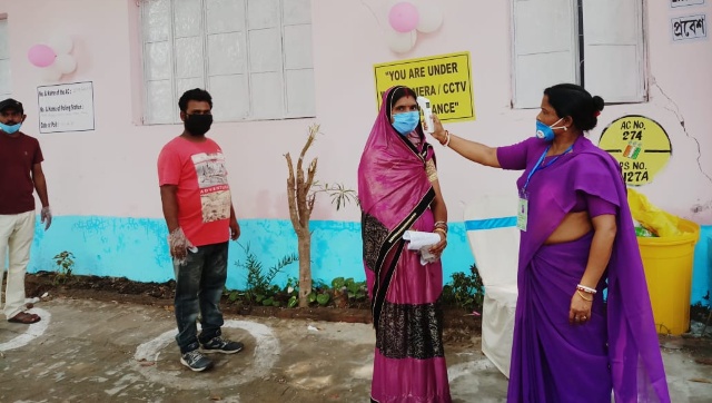 West Bengal Election 2021: Stray incidents of violence mark Phase 6 of polling; 79.09% turnout till 5 pm West Bengal Election 2021: Stray incidents of violence mark Phase 6 of polling; 79.09% turnout till 5 pm
