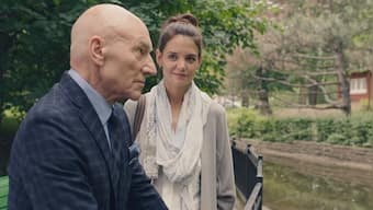 Coda movie review: Patrick Stewart, Katie Holmes' sincere performances make this 'May-December' a winner