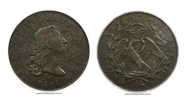 No stars, flowing hair: Prototype of first US silver dollar coins to go up for auction on Friday