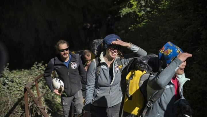 France's Deep Time Project ends after 40 days; isolation group return to real life after being cut off from family, friends and pandemic France's Deep Time Project ends after 40 days; isolation group return to real life after being cut off from family, friends and pandemic