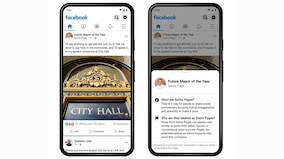 Facebook Pages will now be labelled for more context on posts; feature being tested in the US