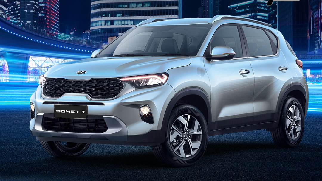On the outside, the Kia Sonet 7 seater remains unchanged compared to the 5-seat model. Image: Kia
