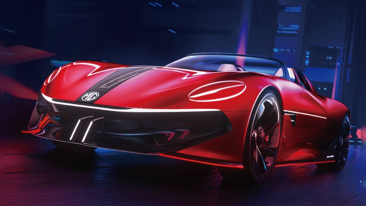 MG Cyberster concept previews 5G-ready electric sportscar with 800-kilometre range