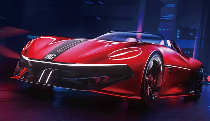 MG Cyberster concept previews 5G-ready electric sportscar with 800-kilometre range
