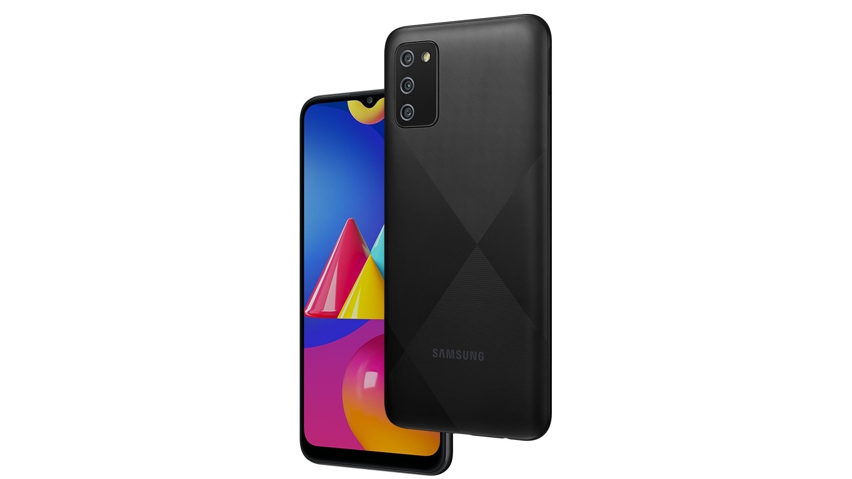 The Samsung Galaxy M02s runs Android 10 with Samsung’s OneUI on top. Image: Samsung