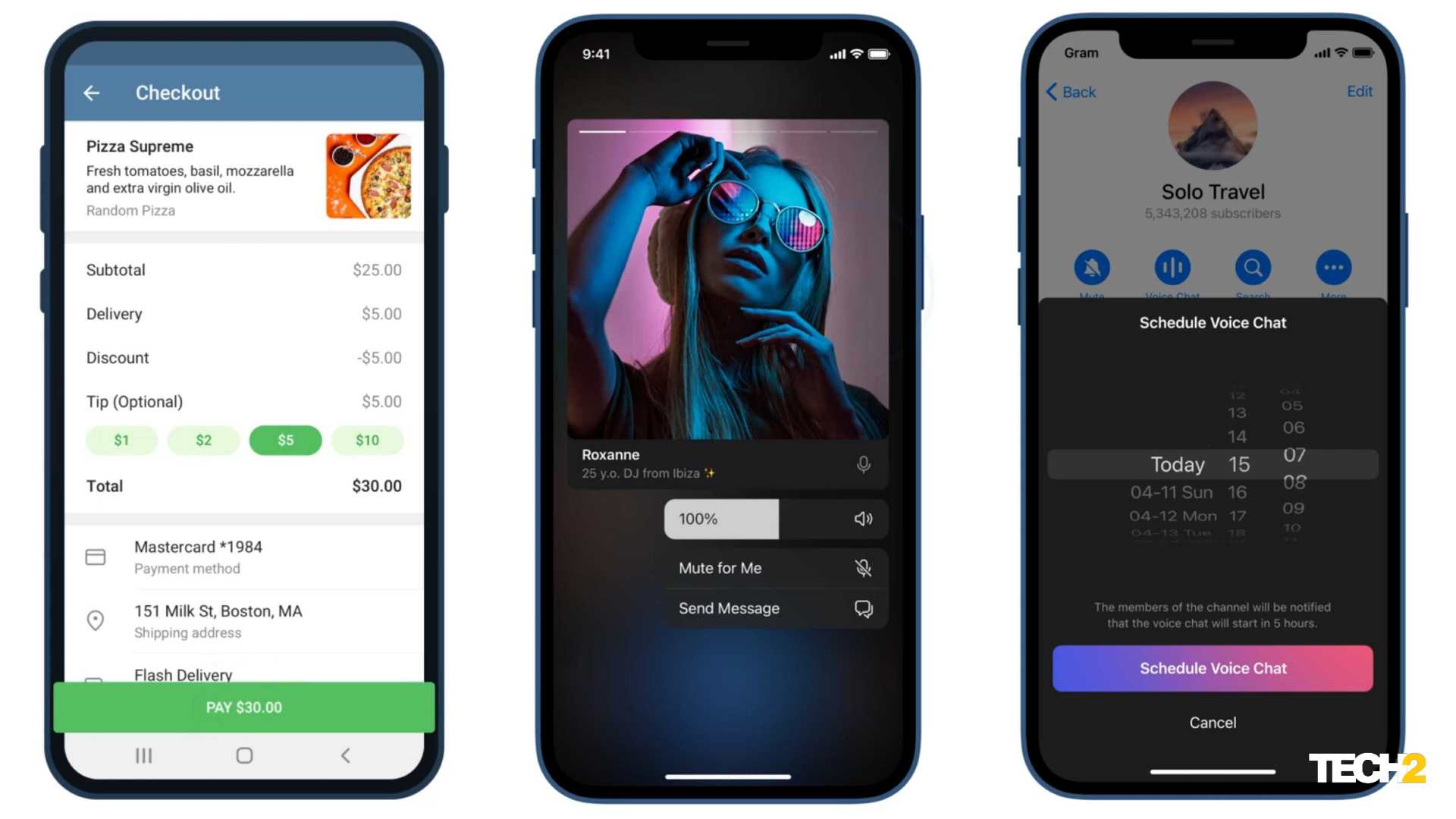 With this update, users can schedule voice chats, make payments and view profiles and bios while in a voice chat. Image: Tech2