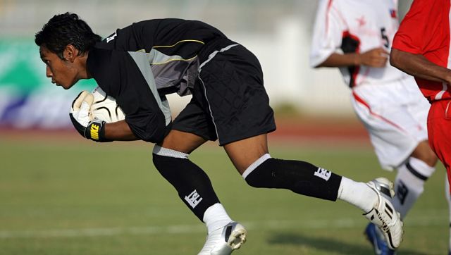Myanmar goal-keeper urges team-mates to raise anti-junta salute at FIFA World Cup qualifiers to protest military coup Myanmar goal-keeper urges team-mates to raise anti-junta salute at FIFA World Cup qualifiers to protest military coup