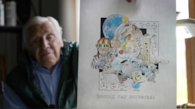 88-year-old artist Robert Seaman finishes year of pandemic ‘daily doodles’