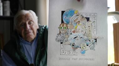 88-year-old artist Robert Seaman finishes year of pandemic ‘daily doodles’