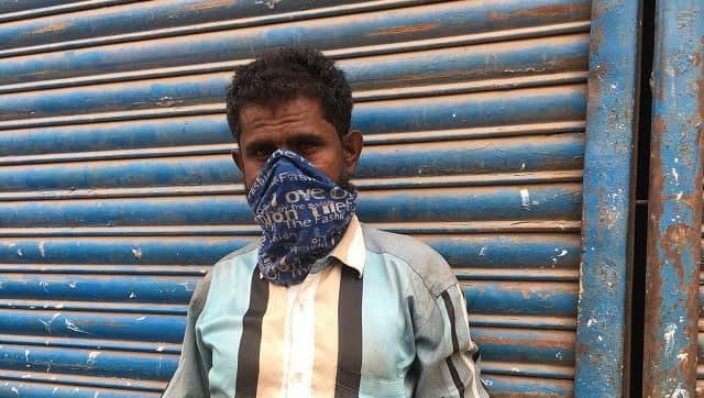 Syed Ali a 42-year-old labourer from UP says workers are forced to take debts to send money home is sustenance in difficult on the wages they make off menial work available despite lockdown.