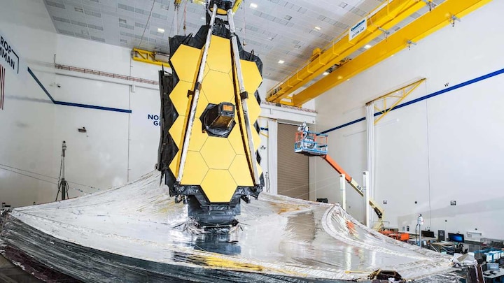NASA's James Webb telescope unfolds its giant mirror, passes final pre-launch test