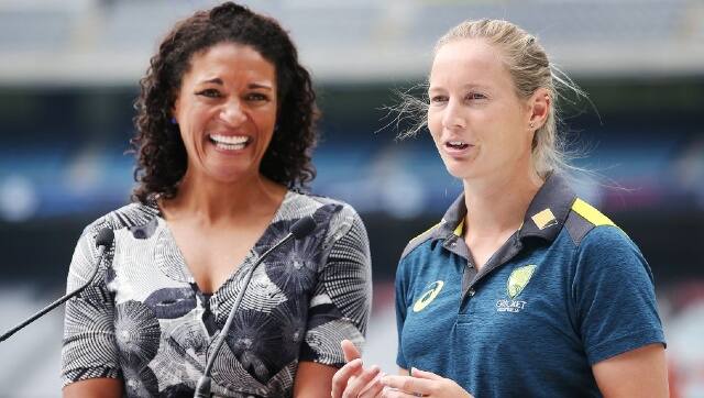 File image of Mel Jones (L) and Australia women captain Meg Lanning. Image courtesy: Twitter/@cricketcomau 