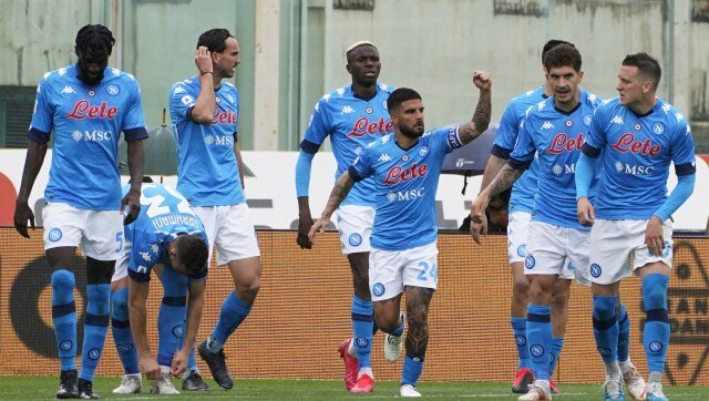 Serie A: Napoli move to third spot with 2-0 win over Fiorentina, keep Champions League hopes alive