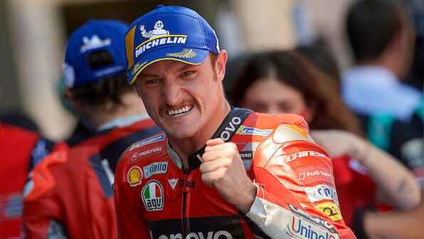 MotoGP: Australian Jack Miller wins Spanish GP as Francesco Bagnaia takes championship lead