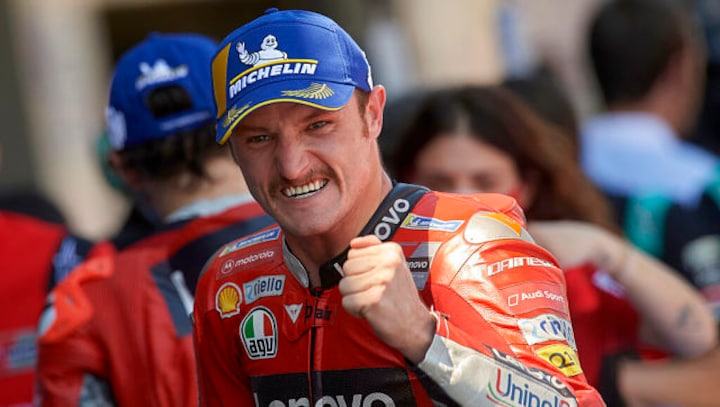 MotoGP: Australian Jack Miller wins Spanish GP as Francesco Bagnaia takes championship lead