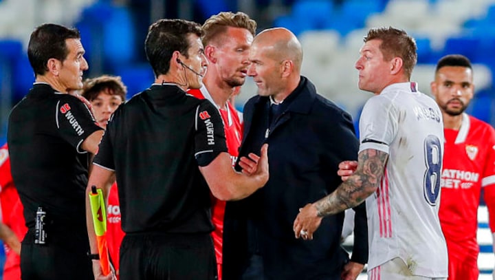 LaLiga: Real Madrid suffer setback in title race after dramatic 2-2 draw against Sevilla; Eibar beat Getafe