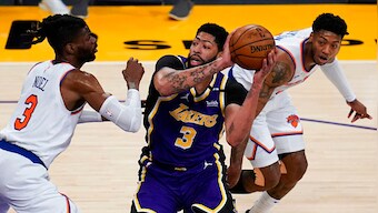 NBA: Lakers keep Knicks waiting for playoff berth after thrilling win; Pacers frustrate Sixers