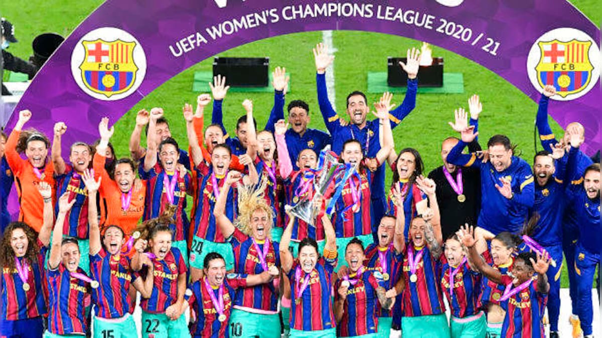 Women's Champions League: Barcelona create history with first-half blitz over Chelsea in final