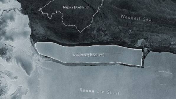 World's largest iceberg breaks off Antarctica, says European Space Agency