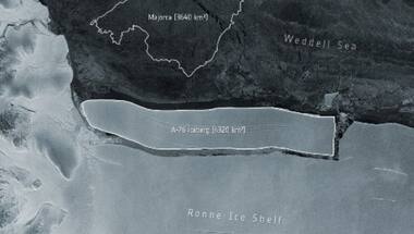 World's largest iceberg breaks off Antarctica, says European Space Agency