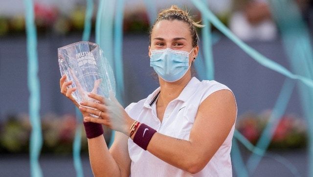 Madrid Open: Aryna Sabalenka sees off attempted comeback from Ashleigh Barty to claim title