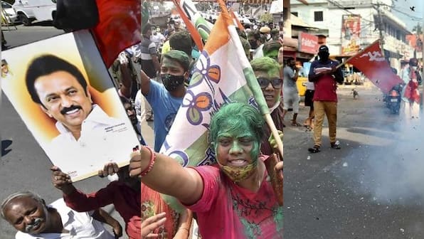 Election Results 2021: Mamata powers TMC to win Bengal for third term, BJP returns in Assam and LDF in Kerala