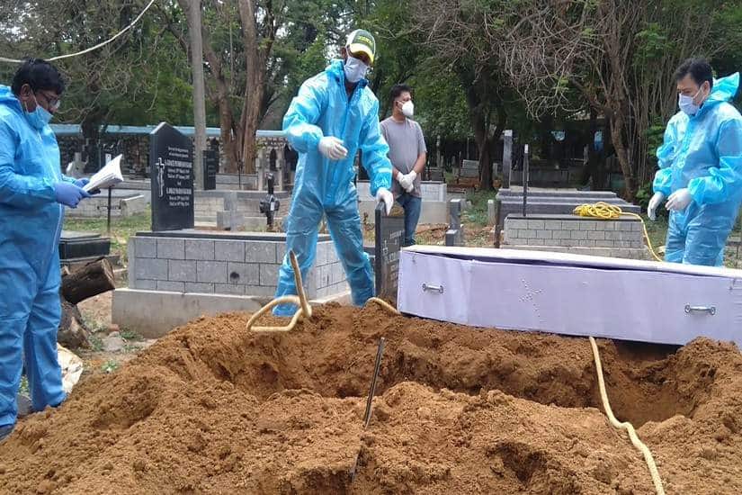 The Christian community is now asking the government for more land for burial. Many have been forced to recycle plots due to lack of space. Image courtesy: Alithea Mounika