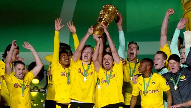 Erling Braut Haaland, Jadon Sancho Score Two Each As Borussia Dortmund ...