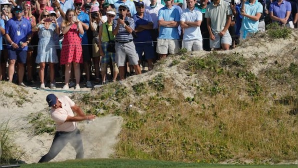 PGA Championship: Brooks Koepka says injured knee hurt by rushing fans