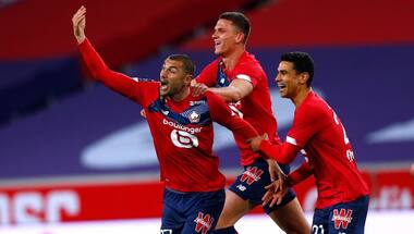 Ligue 1: Lille stay on course for title with 2-0 win over 10-man Nice